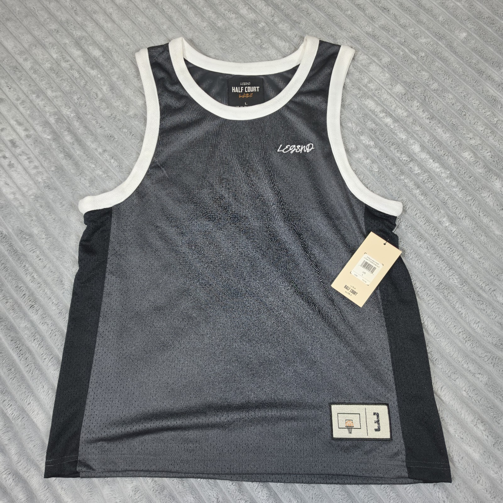 Legend Half-Court Basketball Mesh Jersey Atlantic Sea Agave Mens Size L NWT gallery