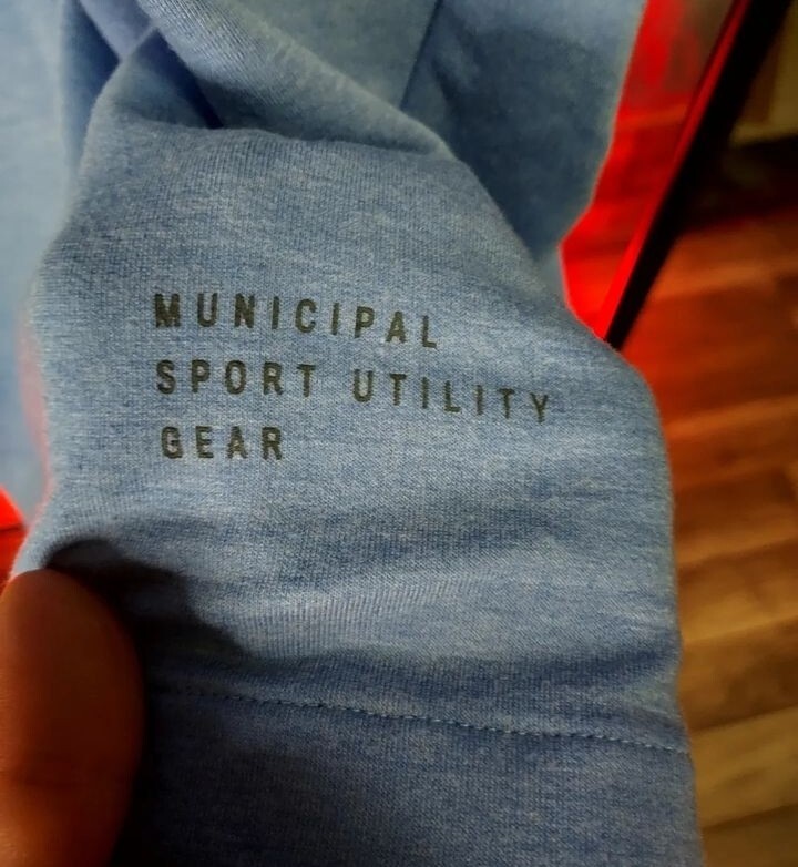MUNICIPAL POLO Mens SIZE 2X-LARGE Light Blue Short Sleeve MARK WAHLBERG Company gallery