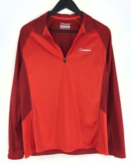 Mens Berghaus Argentium Pullower Activewear Top Base Layer Outdoor Hiking Size M