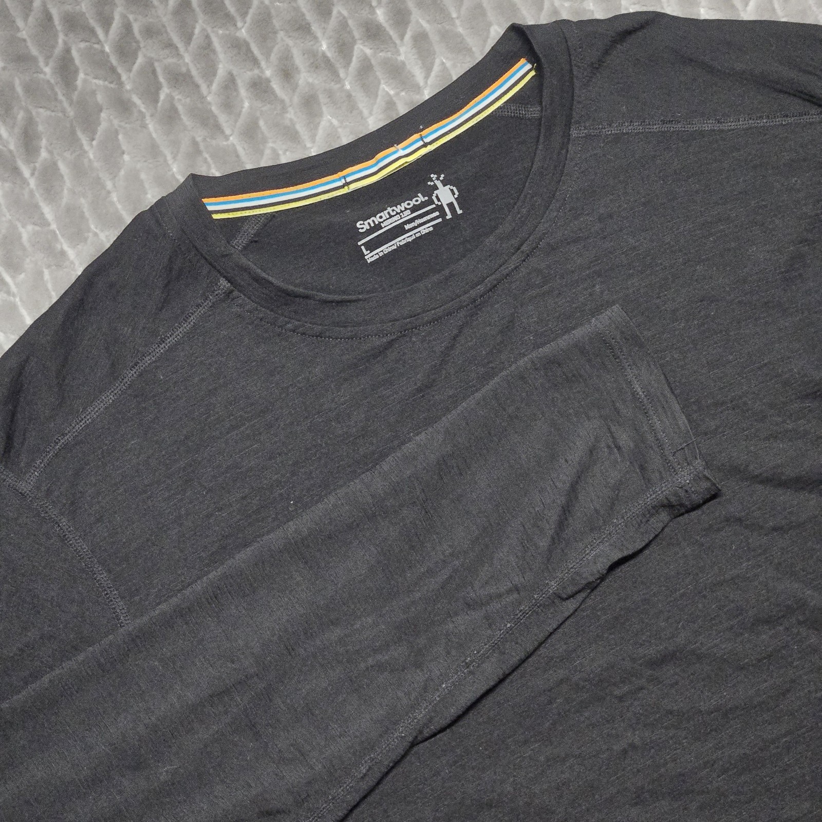 Smartwool Mens Thermal Merino 150 Base Layer Crew Long Sleeve Shirt Black Size L gallery