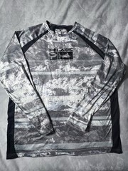 Pelagic VaporTek High Performance Off Shore Gear Shirt Mens XL Gray Long Sleeve