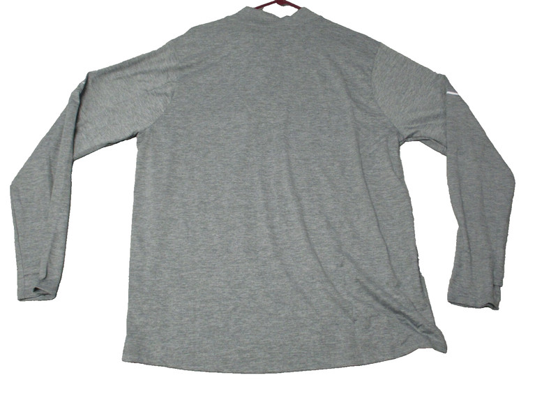 Nike Dri-FIT Element 1/4-Zip Running Top Gray Long Sleeve Shirt Mens XL gallery