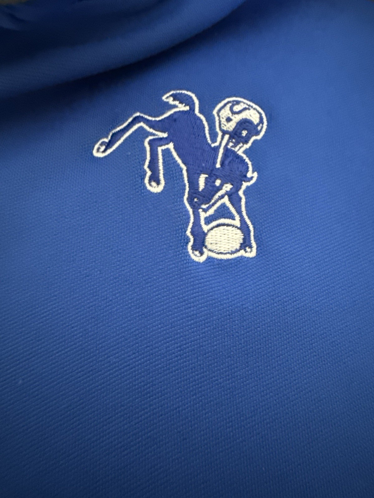 Nike Golf Dri-FIT 1/4 Zip Pullover Indianapolis Colts Men’s Medium Blue gallery