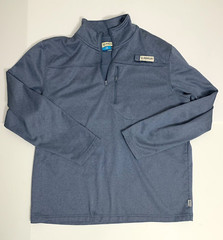 Magellan Fish Gear Sweatshirt Men’s L Blue 1/4 Zip Fleece Pullover Moisture Wick