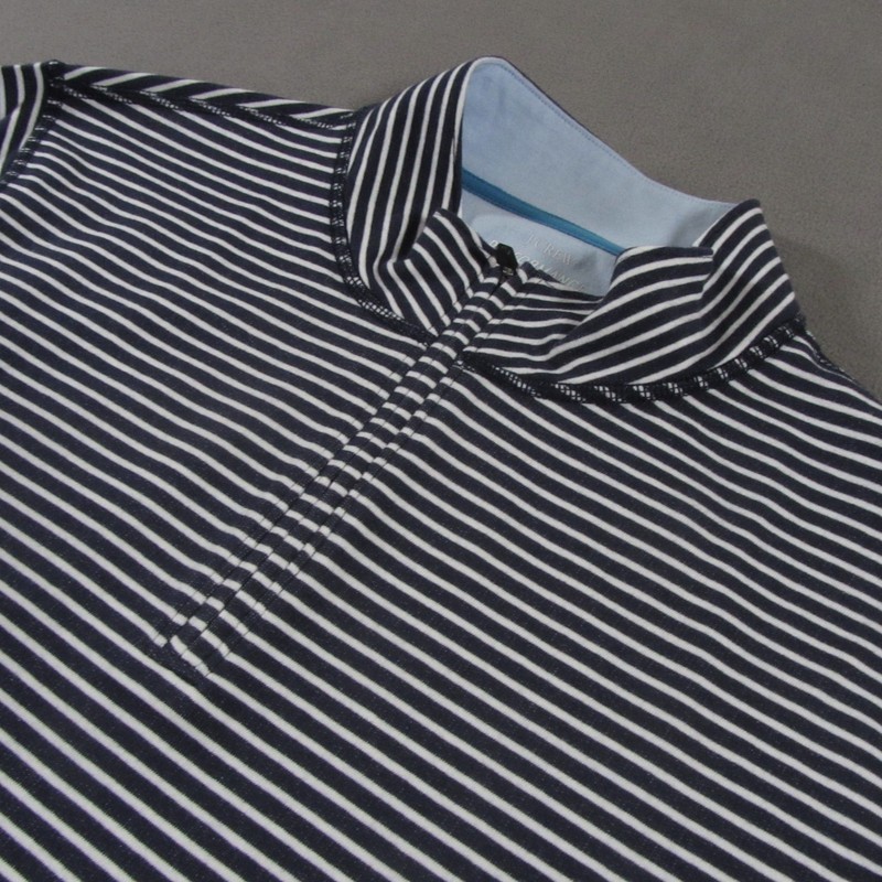 J Crew Performance Men Large 1/4 Quarter Zip Pullover Stretch Golf gallery