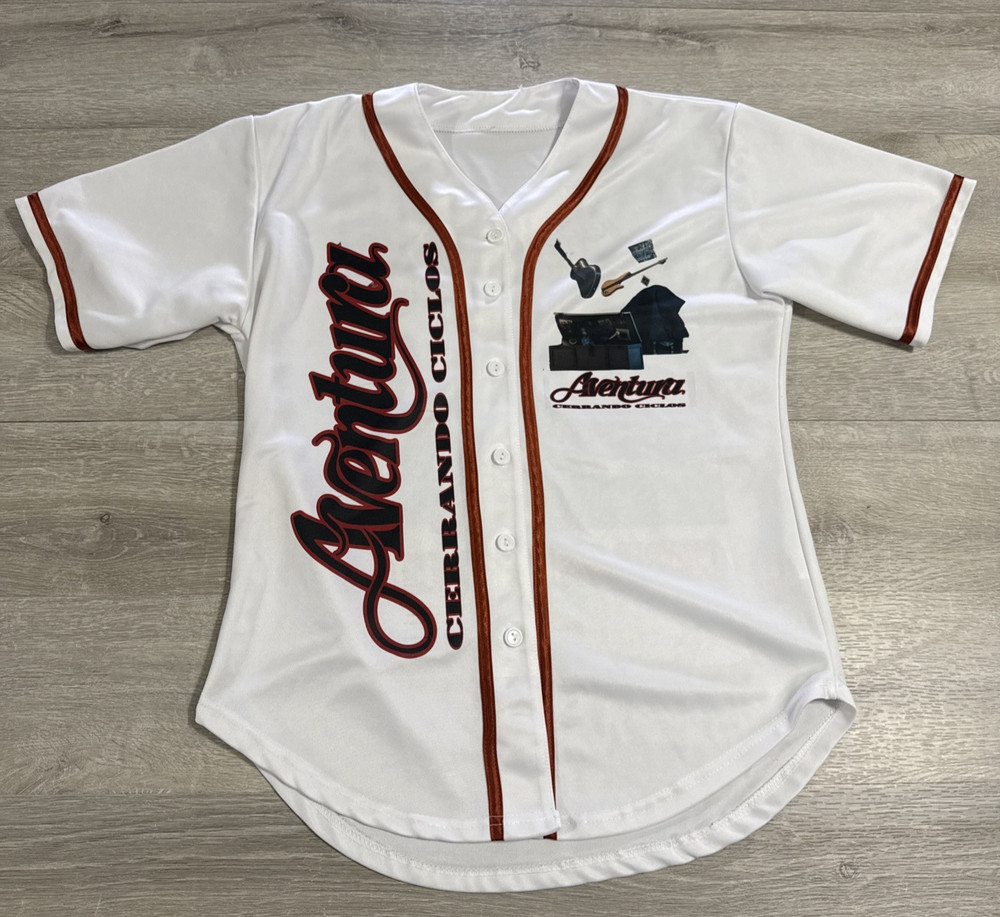 Aventura Jersey Cerrando Ciclos Concert Baseball Style Men's Small