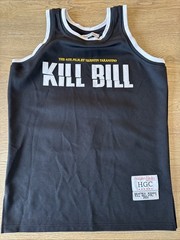 Kill Bill By Quentin Tarantino Headgear Classics Black Basketball Jersey Small