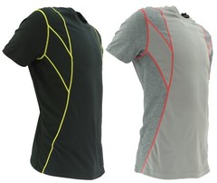 TERRAMAR MEN’S BODY SENSORS TXO RUN SS CREW ATHLETIC TEE SHIRT LARGE