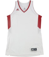 Adidas Mens Two-Tone Jersey, whtred, M
