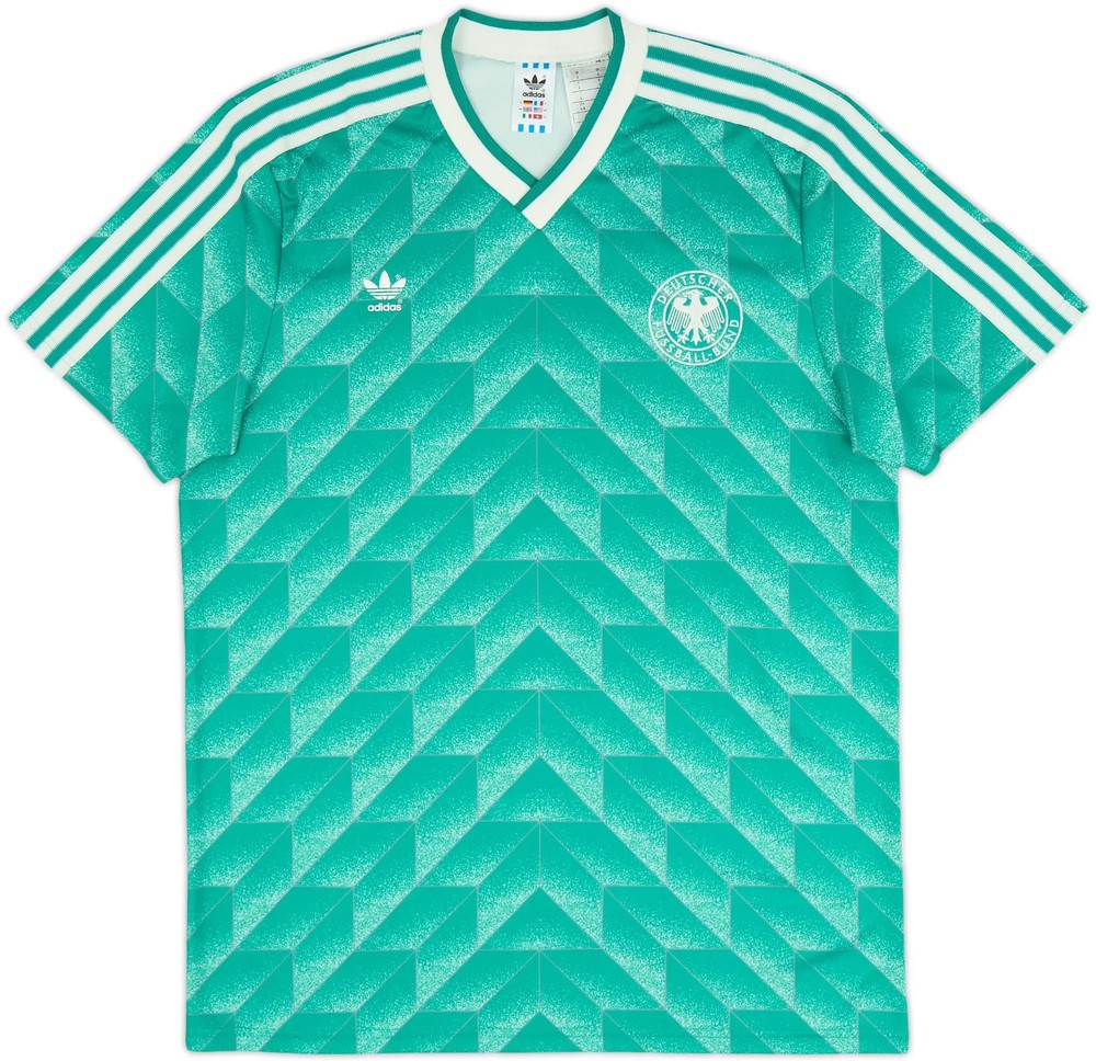 adidas Germany Retro Deutschland Soccer Team Classic Jersey 1990 Top Men Size
