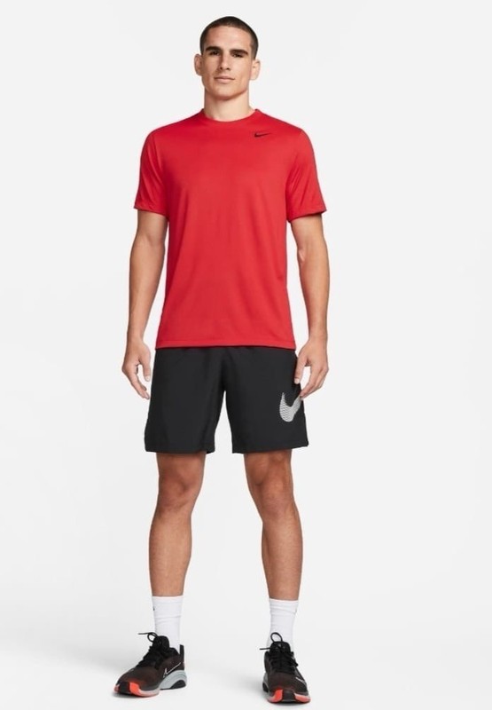Nike Dri-Fit Men's Training Tee Shirt XLarge RedBlack gallery