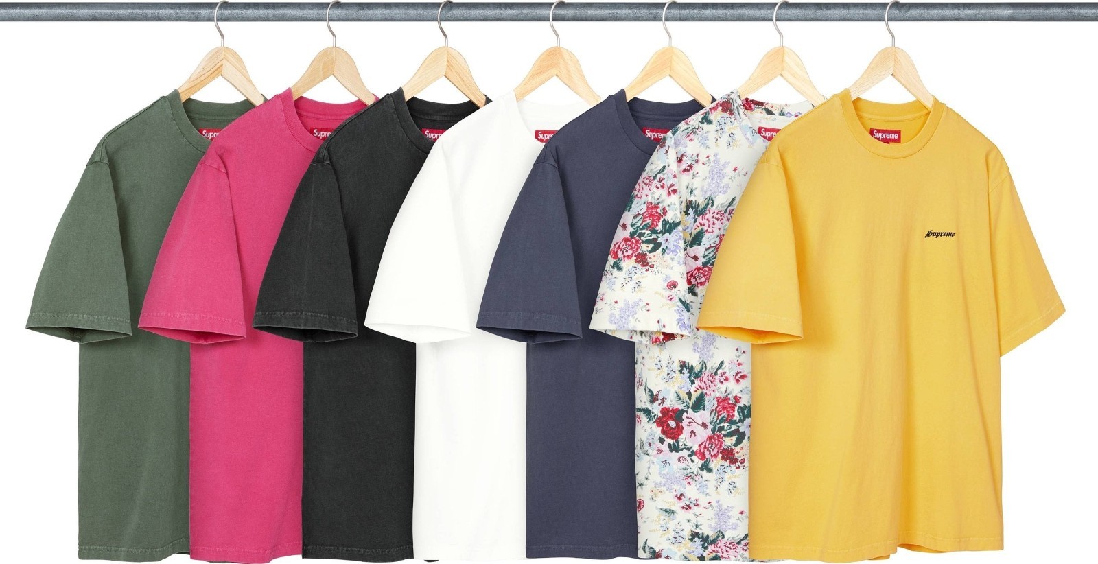 Supreme Washed S/S Top 7colors 26SS gallery
