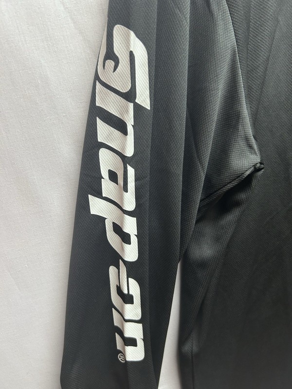 Snap On Men’s XL Lightweight Quarter Zip Black Mock Neck Pullover Shirt gallery