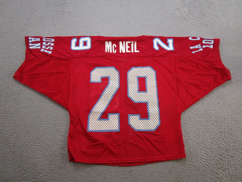 Sports Belle Vintage Cropped Football Jersey #29 Red Size S-M 80s 90s Mesh gallery