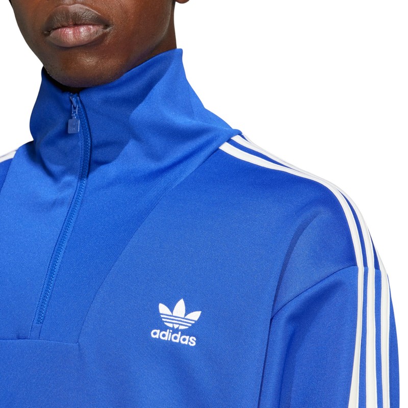 Men's Adidas Originals Lucid Blue Adicolor Funnel Neck Track Top Jacket New gallery