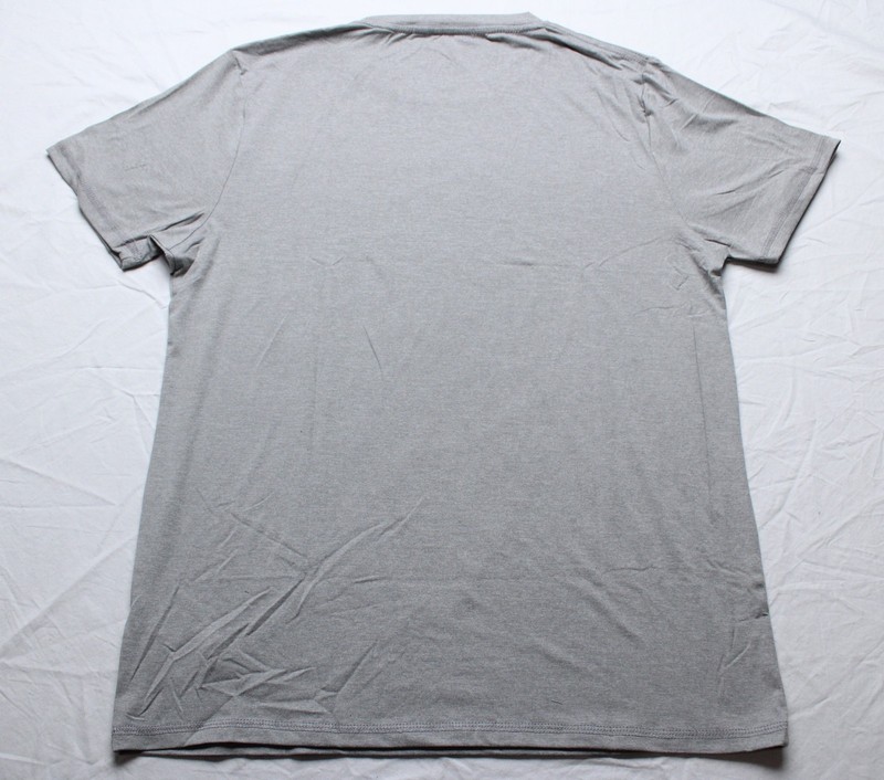 Aha Selected Men's Softest Performance Short Sleeve Tee CG2 Grey Medium NWT gallery