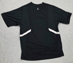 Jordan Training Shirt Mens XL Black White Jumpman Dri-FIT Athletic Jersey Tee