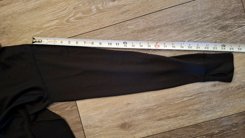 EMS Bergelene Men's Medium Black Quarter Zip Base Layer Top Technical Hiking EUC gallery