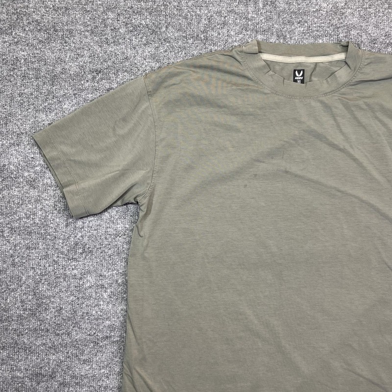 ASRV Shirt Mens Small Green Short Sleeve Athletic Gym Workout Tee Training gallery