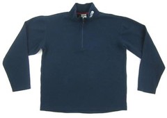 The North Face Knit 1/4 Zip Pullover Mens SMALL Pique Knit Navy Blue