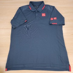 Men’s L Uniqlo Roger Federer RF 2021 Halle Performance Tennis Golf Polo Shirt