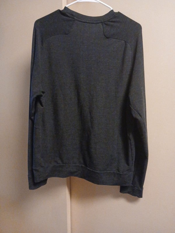 Nike Dri-Fit Men's Gray Rayon Viscose Polyester Spandex Long Sleeve Top Sz M gallery