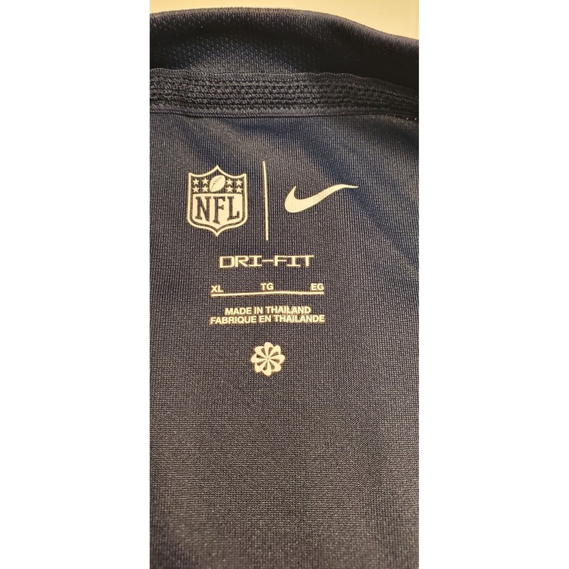 Nike Dallas Cowboys NFL Dri-FIT Long Sleeve Shirt Men's XL Navy Blue gallery