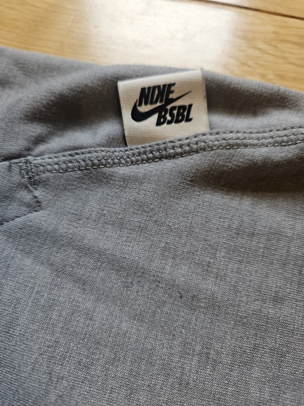NIKE Dri Fit BSBL Baseball 3/4 Sleeve 2 Tone Shirt Jersey Men's M Performance gallery