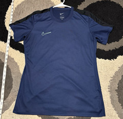 Nike Dri-FIT Men’s Short Sleeve Crew Neck Jersey T-Shirt Blue/Black size L