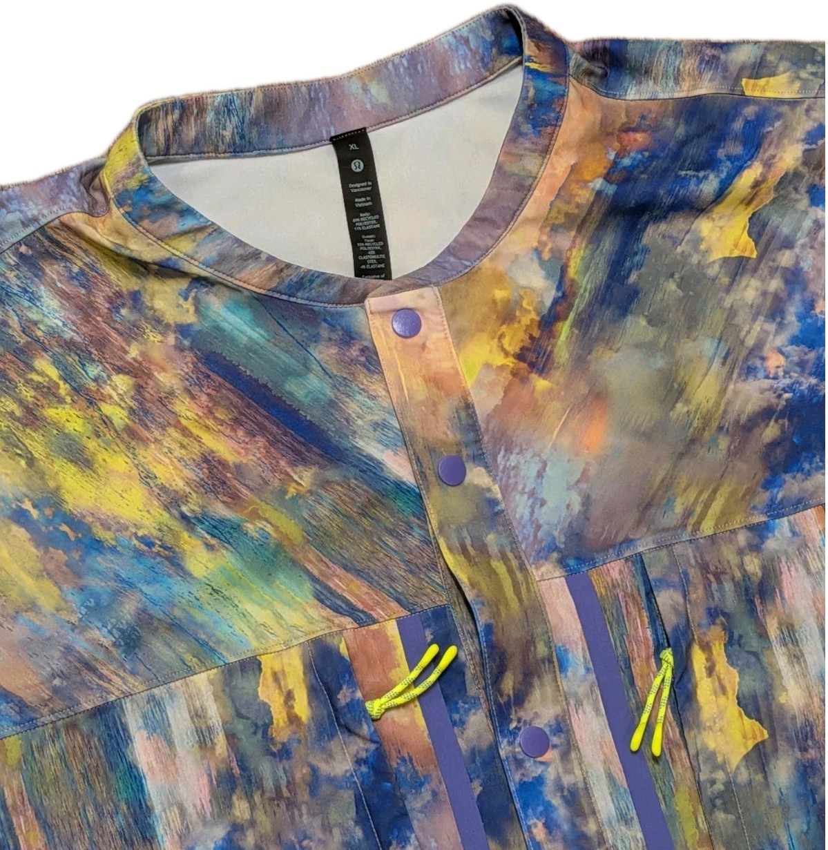 Lululemon Men’s Water-Repellent Hiking Short Sleeve Shirt Altered Nature XL gallery