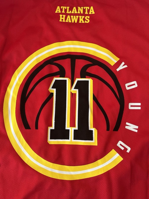NBA Atlanta Hawks Basketball Tank Jersey #11 Trae Young - Size Large NEW!!! gallery