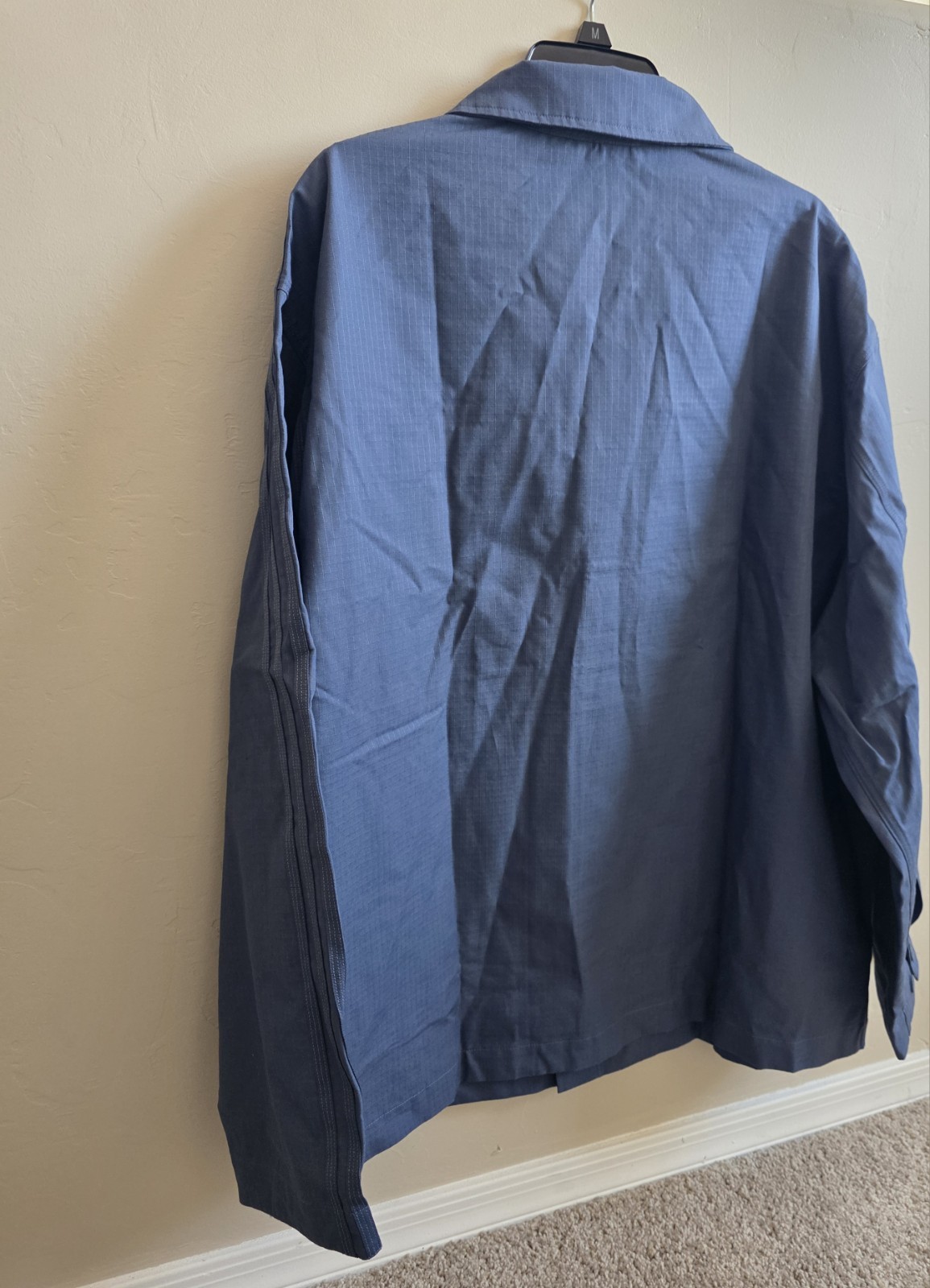 Adidas P ESS+ LS Oversized Shirt. Originals Size XL, L, M. Blue Long Sleeve gallery