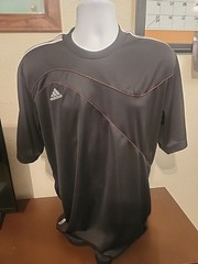 Adidas Mens XL Black Climalite T-Shirt Short Sleeve Athletic Running Gym