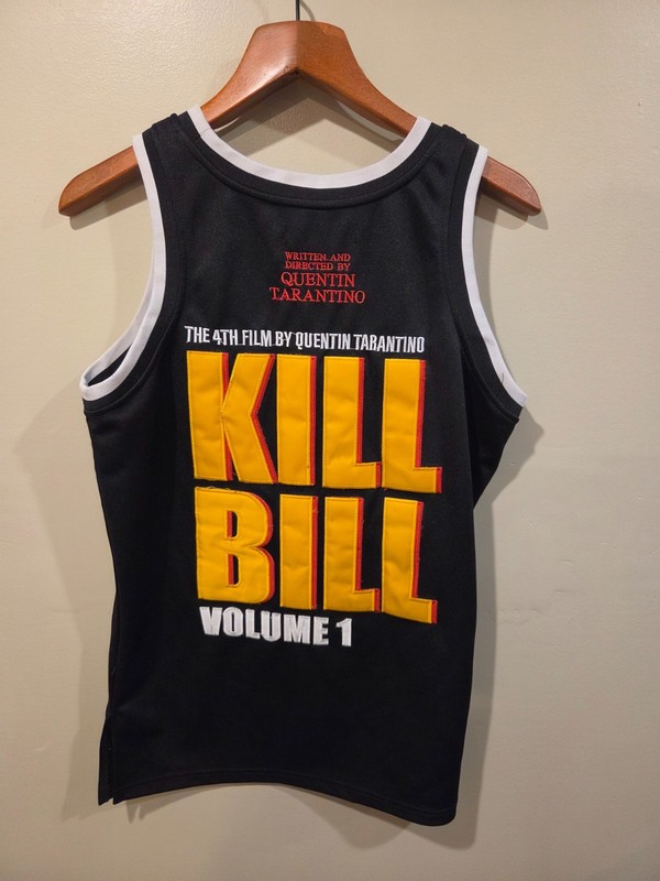 Kill Bill Tarantino Movie Headgear Classics basketball Jersey Sz Small Film Sewn gallery