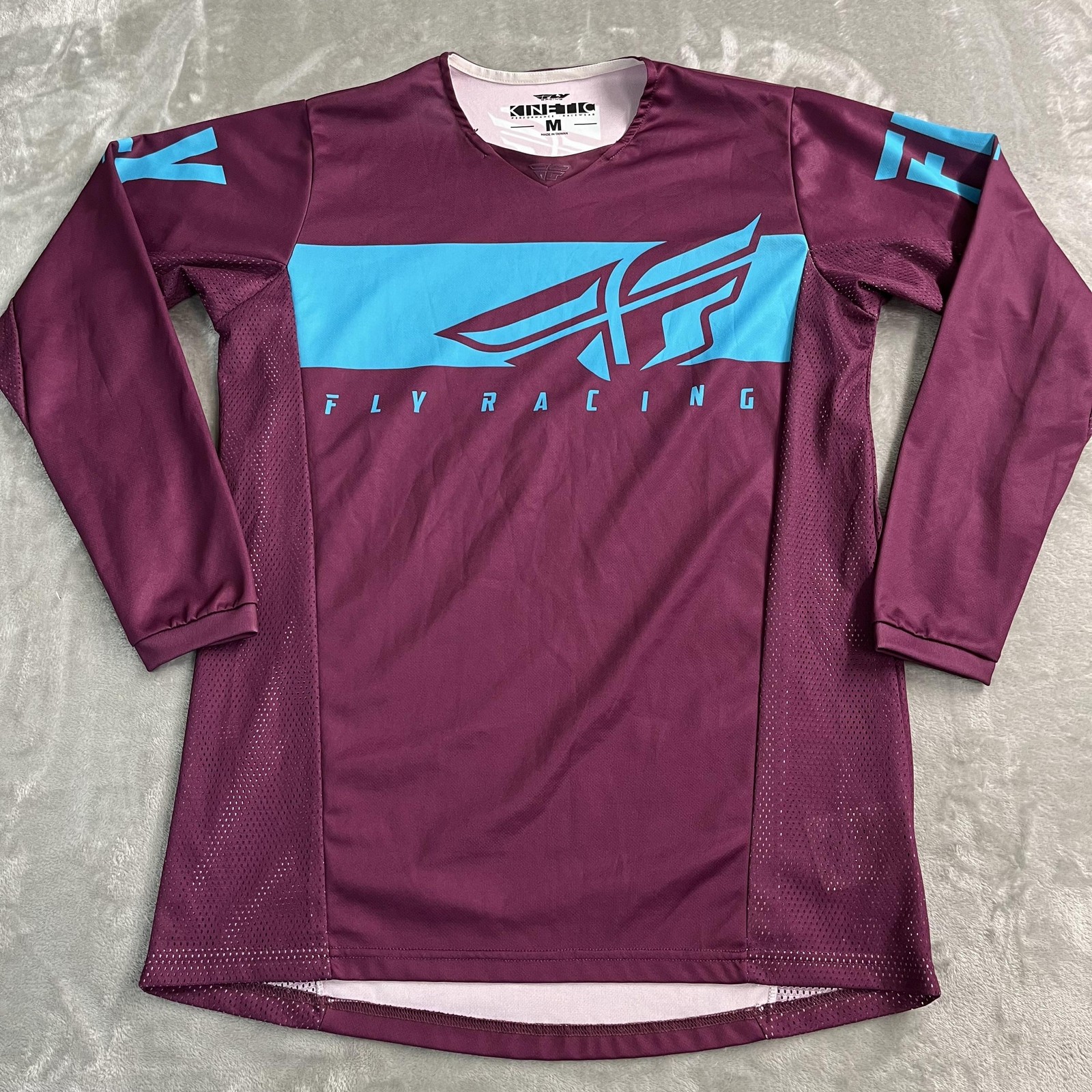 Fly Racing Kinetic Jersey Mens Medium Purple Long Sleeve Motocross MX Riding gallery
