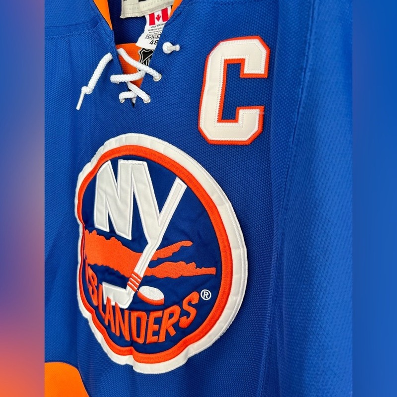 New York Islanders Authentic Reebok SEWN NUMBERS Jonathan Tavares Jersey Size 48 gallery