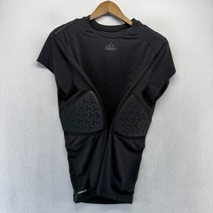 Adidas Padded Compression Shirt Men’s 2XL Black Aeroready Alphaskin Force NEW
