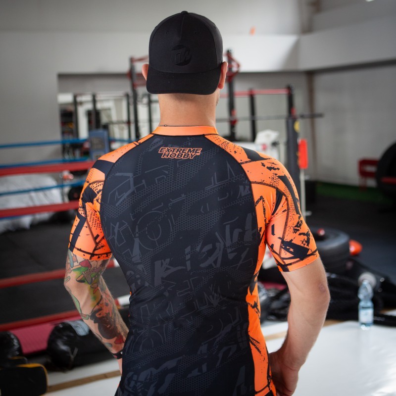 Extreme Hobby Rashguard Short Sleeve Neo Orange gallery