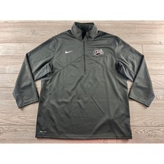 Nike Dri-FIT Mens XL Gray Montana Griz Quarter Zip Pullover Training Top 577