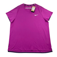 NWT Nike Tennis Shirt Men Sz 2XL NikeCourt Slam Tennis Short Sleeve FQ2018-518