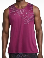 Nike Mens Miler Running Training Tank Top XL Purple DM4804 610 New With Tags