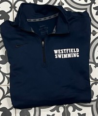Westfield Blue Devils Swimming New Jersey Nike Dri – Fit Pullover Shirt Small