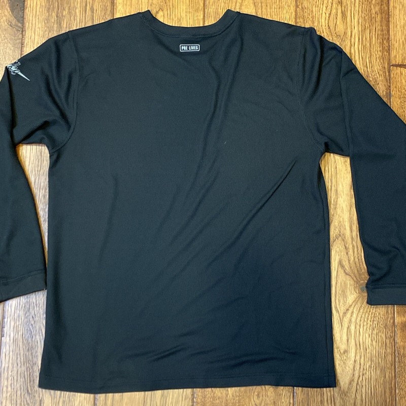 NIKE PRE LIVES PREFONTAINE BLACK MENS LS T Shirt MARSHFIELD PIRATEs XL Dri Fit gallery