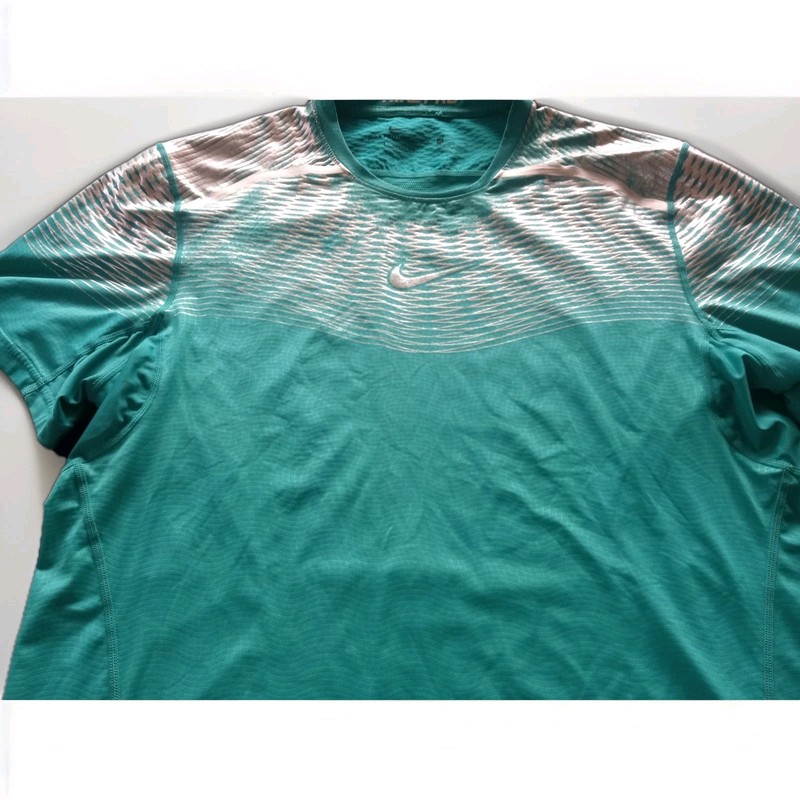 Nike Pro Hyper Cool Men’s Teal Green Athletic Training Shirt Short Sleeve Gym XL gallery