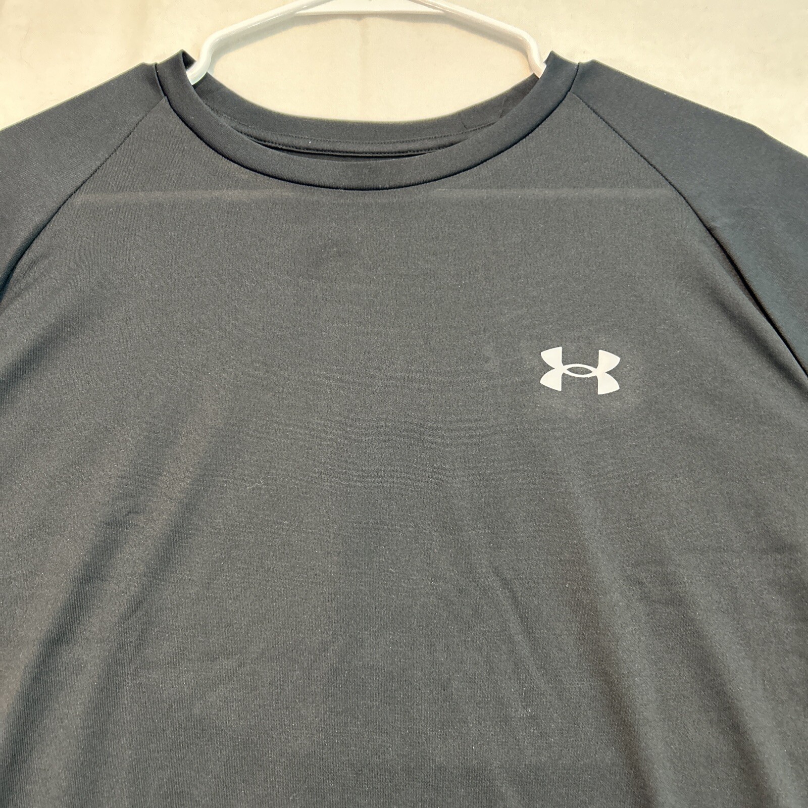 Under Armour Mens Long Sleeve Large Tech Training Crew Tee Black 1328496 NWT gallery
