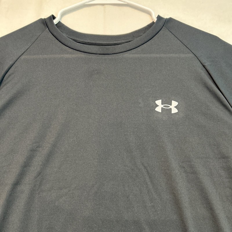 Under Armour Mens Long Sleeve Large Tech Training Crew Tee Black 1328496 NWT gallery