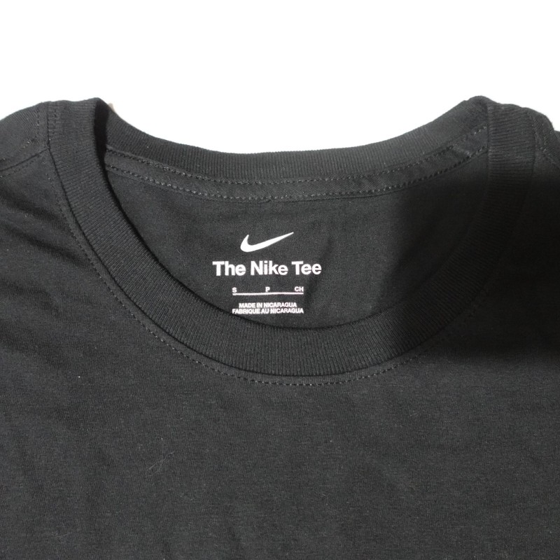 NIKE SPORTSWEAR "Rebellion Tee" MEN'S S BLACK GREEN T-SHIRT MED FQ6933-010 gallery