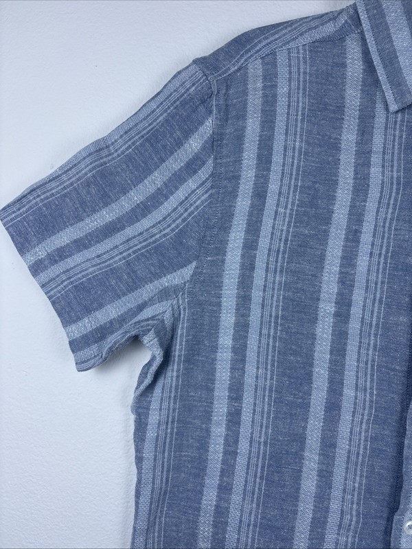 Flag & Anthem Short Sleeve Mens Blue With Line Size S gallery