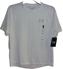 Under Armour White TECH Tee Loose Men’s T-Shirt Size: Small NWT $25