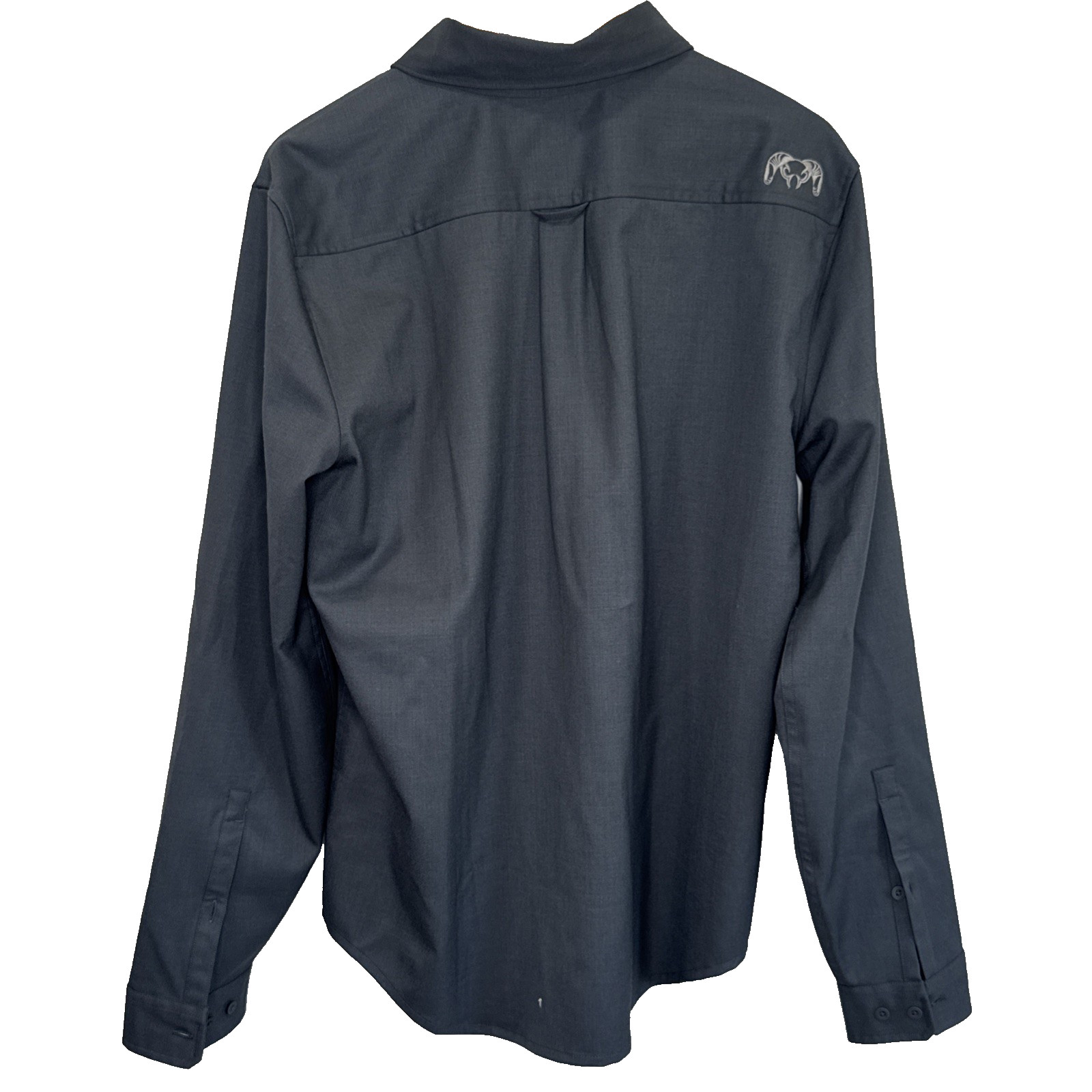 Kuiu Men's Gray Gauge LS Work Activewear Wool Button Down Shirt Size Large gallery